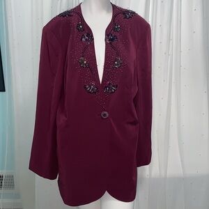 Ashlee Lauren beaded blazer